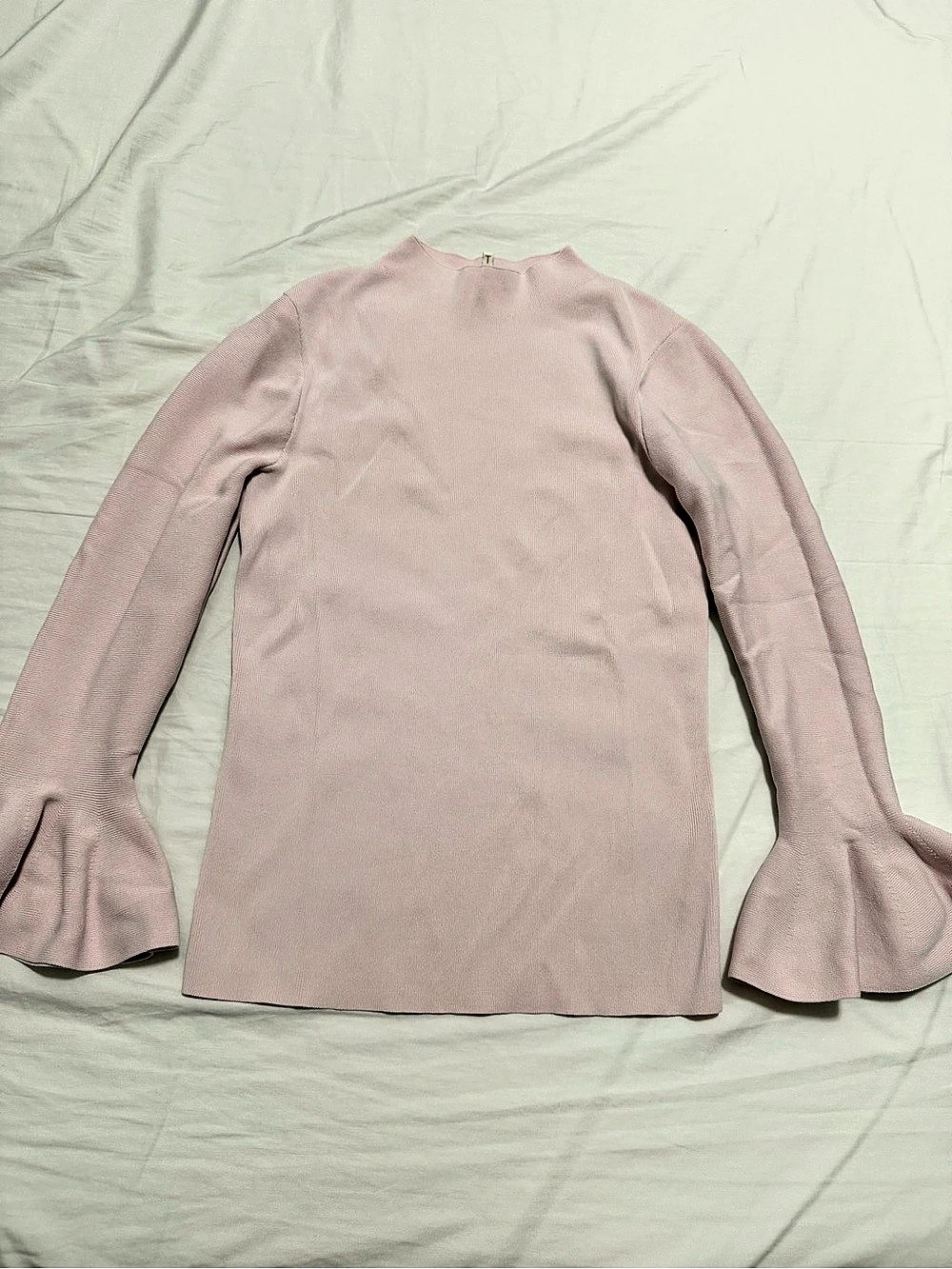 Ted Baker Pink Bell Sleeve Tunic Size 2 Like New